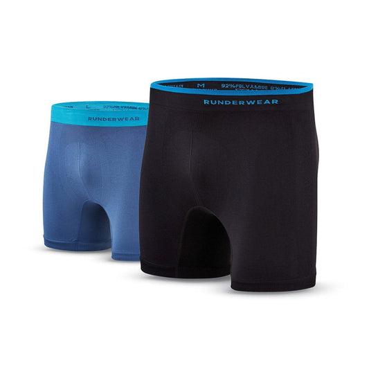 Men's Running Boxer Shorts (Multibuy x 2 Colour)
